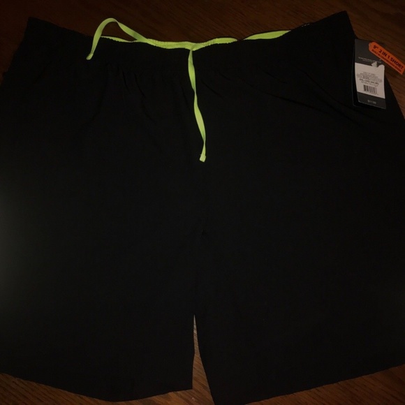 Russell Athletic Other - Russell Men's 9" 2 in 1 Black Work Out Shorts